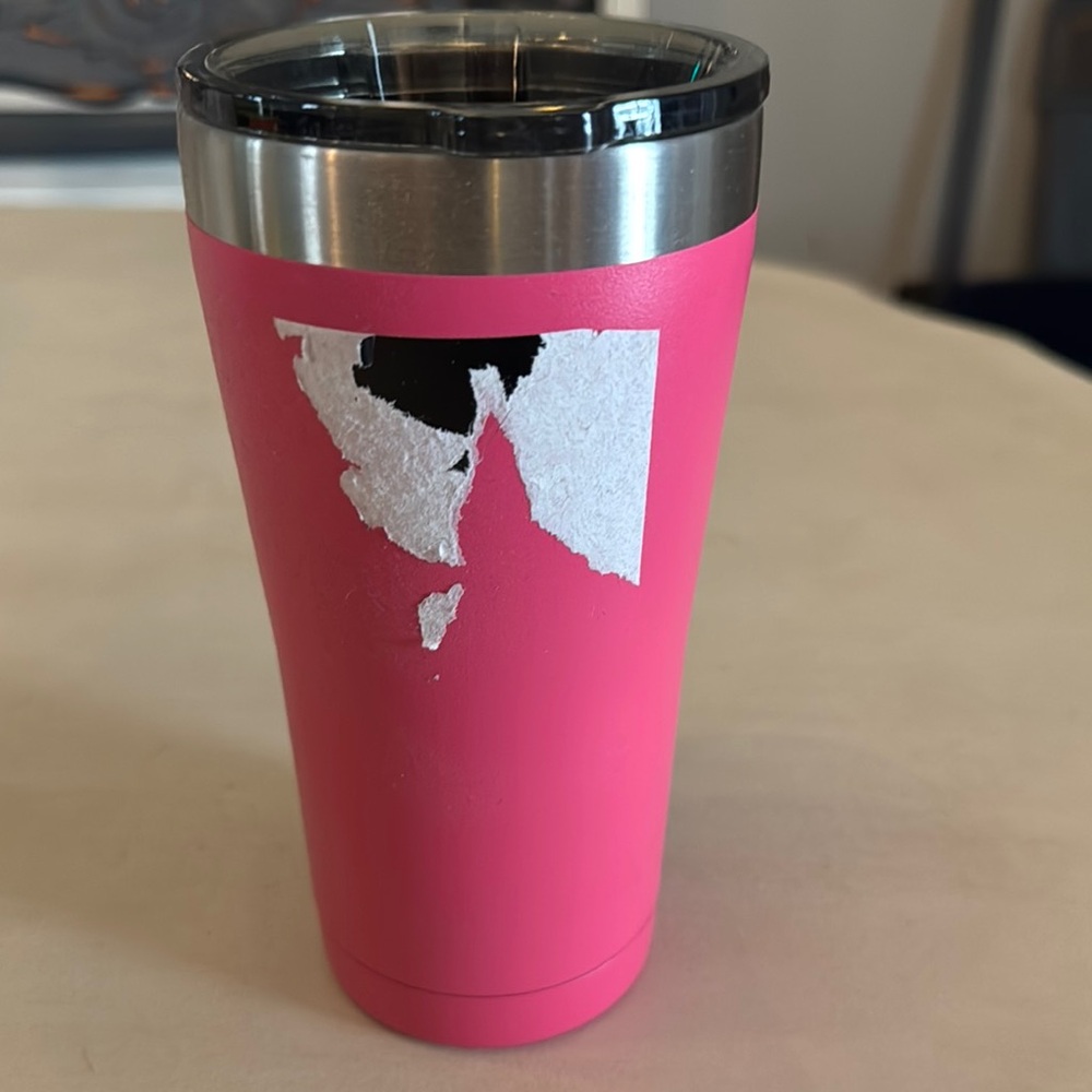Pink Stainless Steel Tumbler